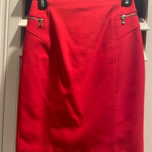 Express Red Pencil Skirt. Size 0.